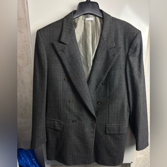 Brioni Double-Breasted wool cashmere peak lapel sport coat - Picture 1 of 6